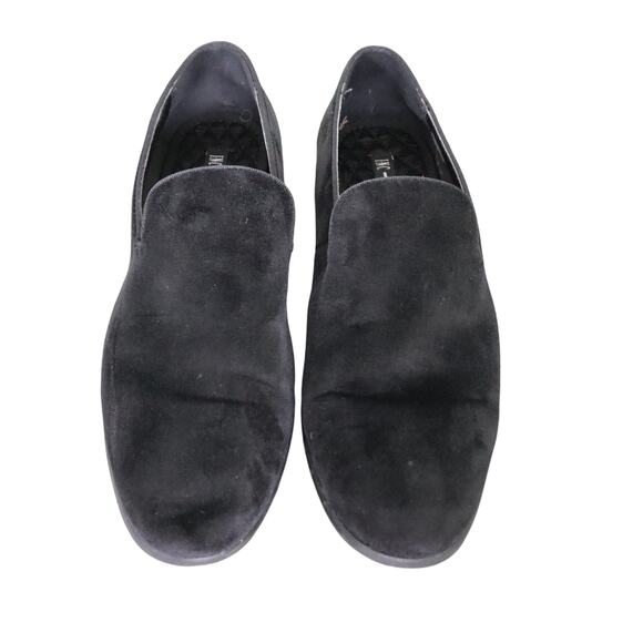 INC International Concepts Mens Trace Velvet Penny Loafers Size 10 Black Slip On - Picture 3 of 10